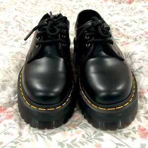 1461 SMOOTH LEATHER PLATFORM SHOES size 6 woman